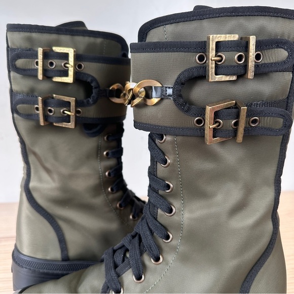 Madison Maison x Palladium Ranger Boot Women Sz 6 Vegan Army RARE 90's $495 - Picture 8 of 16